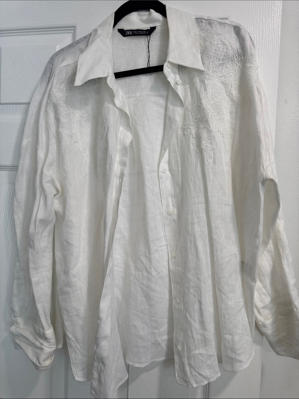 Zara linen top